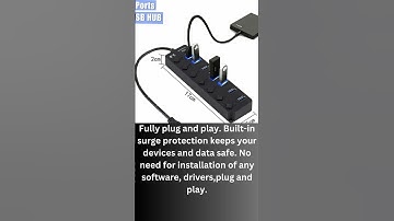 Honeywell 4 in 1 Ultra Slim USB Hub #shorts