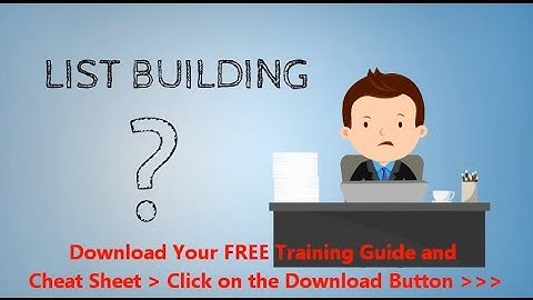 List Building, Email Marketing and Squeeze Page - Gcube Marketing