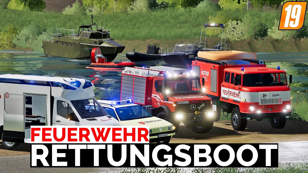 Großeinsatz - Neues SPEZIALBOOT für die Einsatzkräfte 🚢 | LS19 Feuerwehr