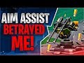 AIM ASSIST BETRAYED ME! Feat. Ghost Aydan (Fortnite Battle Royale)