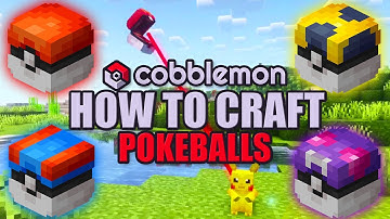 How To Craft ALL Pokeballs In Cobblemon (Pokeball Recipes Guide)