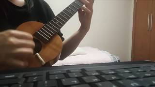 Video thumbnail of "Romeo's blue skies ukulele"
