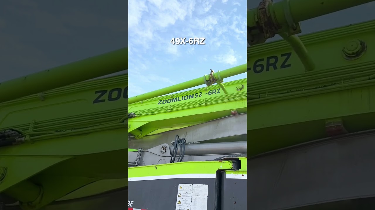 2018 year Used Zoomlion 49m Concrete Pump Truck For Sale 