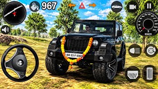Thar Dangerous Mountain Driving 😱 | Extreme Hills Off-Road Challenge | Indian Car Simulator Gameplay