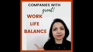 Companies with great work life balance #shorts