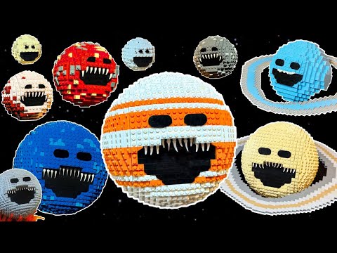 LEGO Moon Wakes EVERY PLANET MEGA COMPILATION