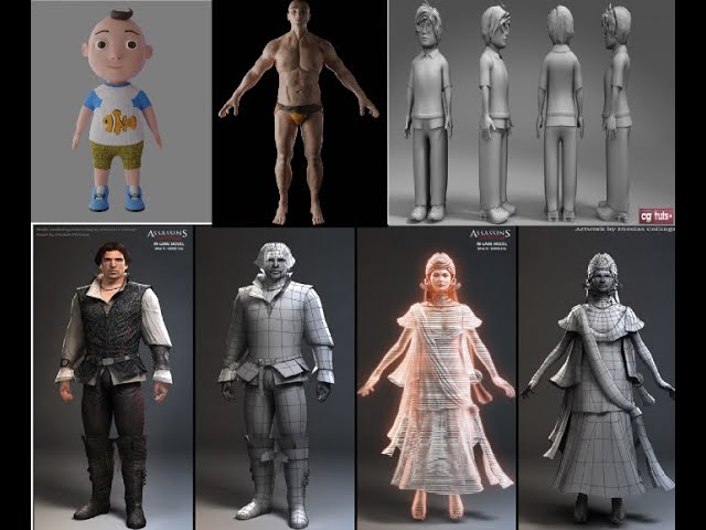 SOS - Seriously Struggling with Low-Poly Character Sculpts :( : r