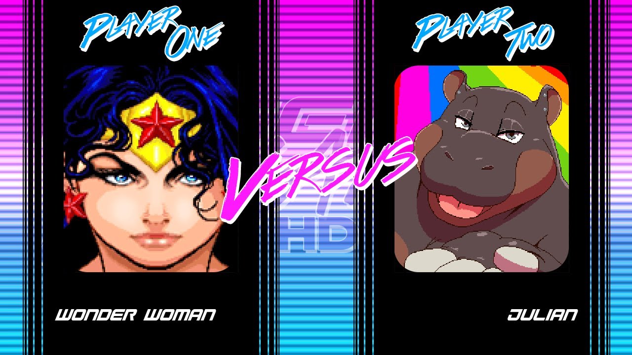M.U.G.E.N Battles: Wonder Woman Vs Julian Hippo
