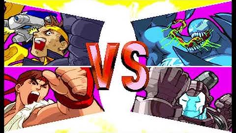 Marvel vs Capcom 1 ( Arcade ) - Ryu / Jin Playthrough ( July 19, 2020 )