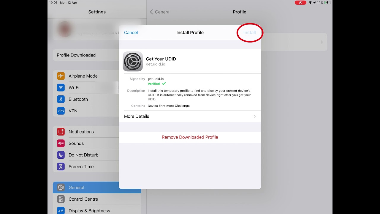 Update  Finding your UDID directly from your iPhone or iPad