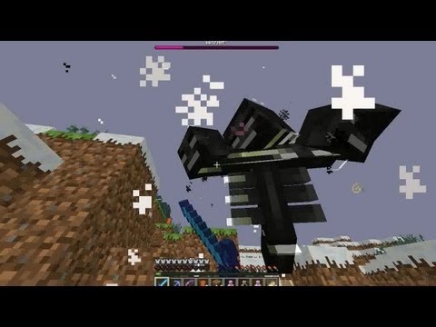 Minecraft- Wither Boss Battle: