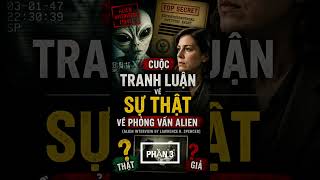 Cuộc tranh luận về sự thật cuộc Phỏng vấn Alien (Alien Interview by Lawrence R. Spencer) - P3