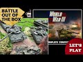 WWIII Team Yankee Starter set battle report - battle out of the box