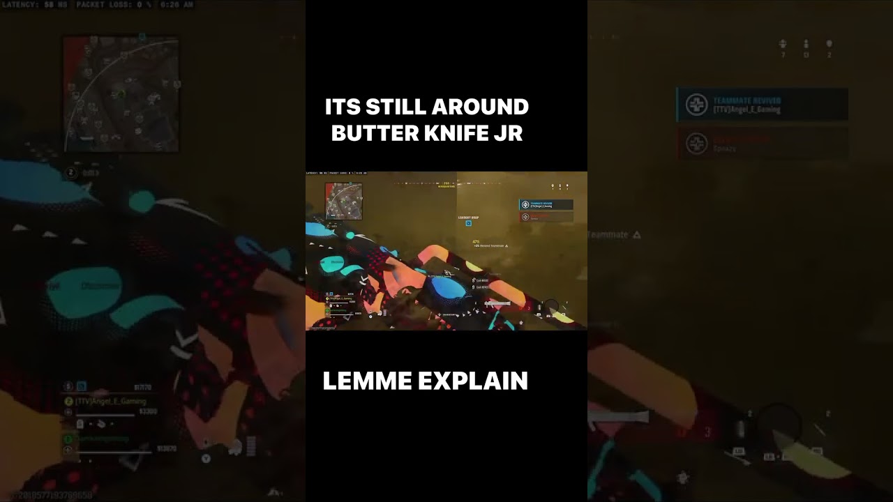 Butter knife jr will never leave ..