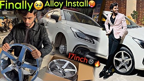 Finally🥹 Install 17 Inch Alloy in My New Swift 🥵-  Chrome Alloy wheel 17 Inch 🛞