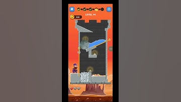 Hero Rescue - Pin Puzzle Games Android Game Level 44 Shorts Video #shortsvideo #game #herorescue