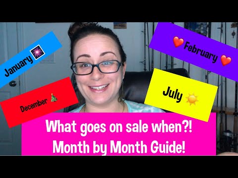 Month by Month Guide to Grocery Sales and More!