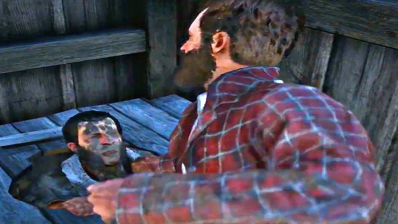 Red Dead Redemption 2 - Man Drowns In Crap