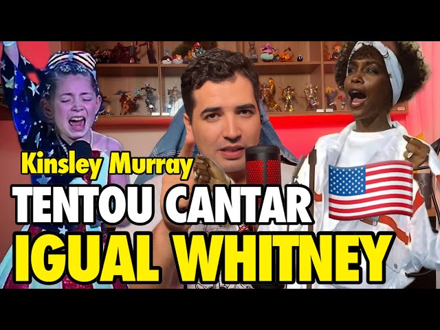 TENTOU CANTAR IGUAL WHITNEY HOUSTON O HINO NACIONAL #kinsleymurraynationalanthem #kinsleymurray class=