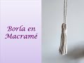 Tutorial como hacer una  borla  en macram