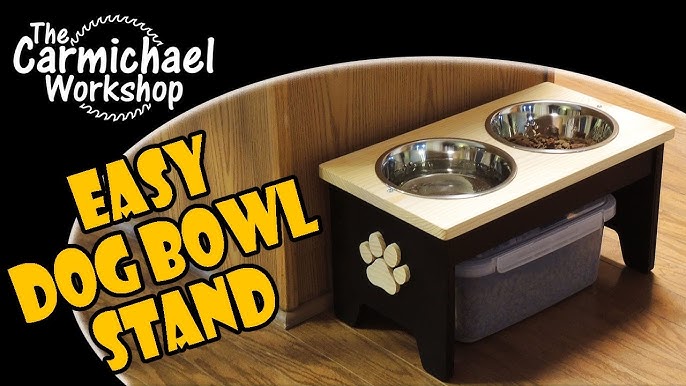 DIY Dog Bowl Stand 🐾 