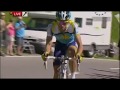 Alberto contador destroys lance armstrongtour de france 2009 verbier