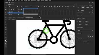 Simular rota objetos, (llantas) en Adobe Animate CC screenshot 2