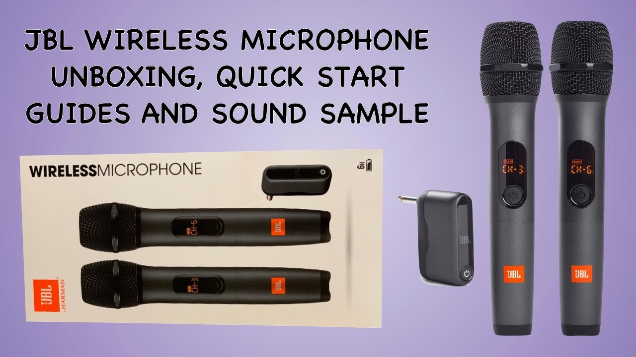 JBL Wireless Microphone (Unboxing , Overview , Review , Sound Test) 