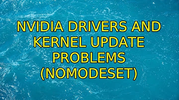 Ubuntu: Nvidia Drivers and Kernel Update Problems (nomodeset) (2 Solutions!!)