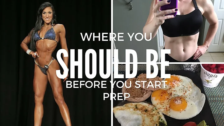 Where you should be before you start a prep