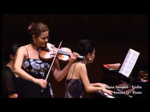 Saint Saens - Introduction and Rondo Capriccioso - Joanna Li (Piano) & Tatiana Samouil (Violin)