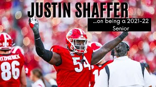 Justin Shaffer talks about being a senior, playing his final home game