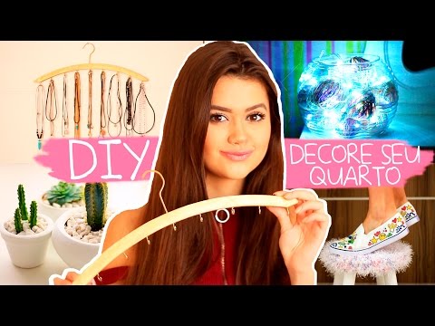 DIY - Itens para seu quarto | Faça você mesma