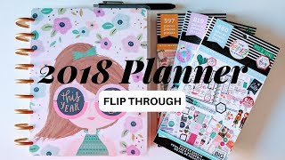 2018 Planner Flip through