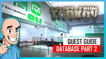 Database Part 2 Quest Guide Interchange Map | Teaching My Son #59 | Escape from Tarkov PVE