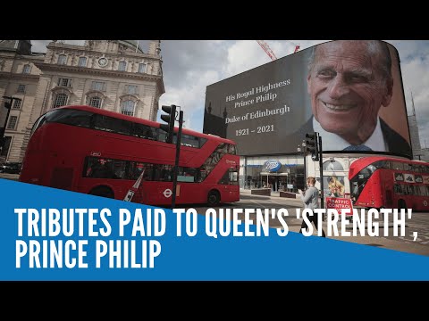 Tributes paid to Queen's 'strength', Prince Philip