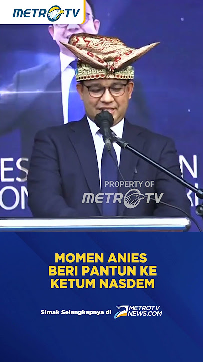 Pantun Spesial Dari Anies untuk Surya Paloh