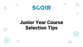 Junior Year Course Selection Tips