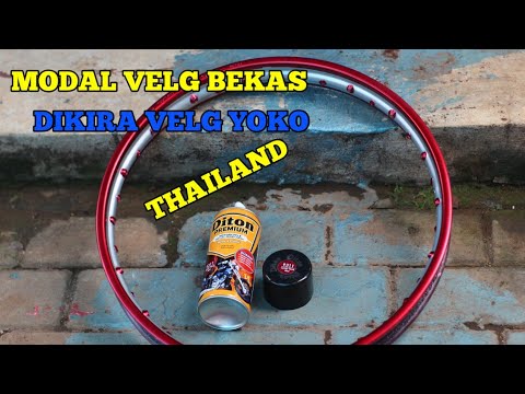 UNTUNG ADA TUTORIAL INI..Velg bekas pun bisa jadi mirip velg mahal (yoko thailand)