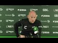 David Gray's Press Conference | Hibernian vs Midtjylland | Europa League