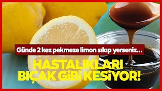 Günde 2 Kez Pekmeze Limon Sıkıp Aç Karnına Yerseniz!