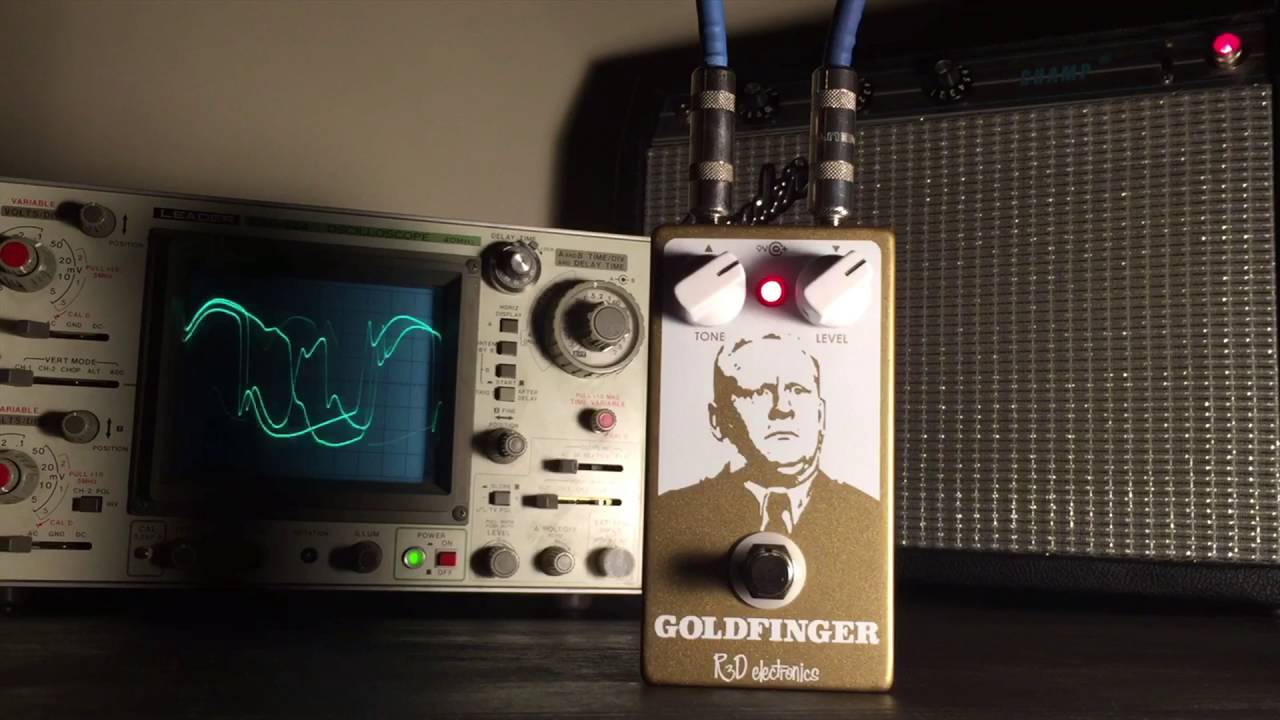 R3D electronics Goldfinger Fuzz