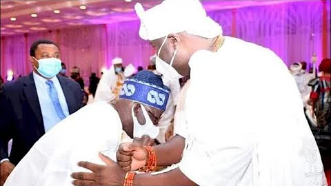 ASIWAJU BOLA AHMED TINUBU TAKES HIS 2023 PRESIDENTIAL MISSION TO THE OONI OF IFE PALACE.