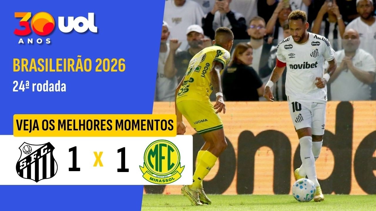 SANTOS 1 X 1 MIRASSOL | MELHORES MOMENTOS | BRASILEIRÃO 2026