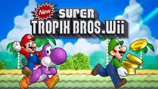I Played a Custom Mario Wii Mod Made for Me! (New Super Tropix Bros. Wii)