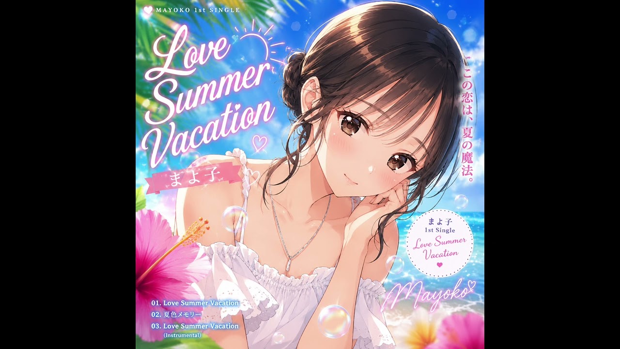 まよ子 - Love Summer Vacation【Official Audio】 - YouTube
