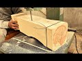 Amazing Ingenious Techniques Woodworking Workers || Rustic Large Woodworking Curved Wooden Furniture