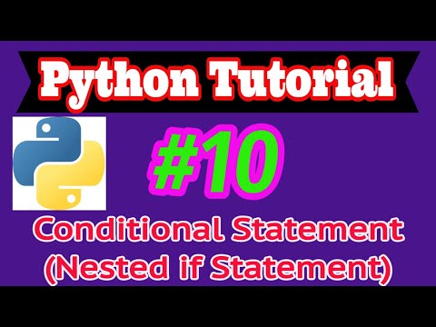 Python Tutorial in Hindi #10: Nested if statement in Python