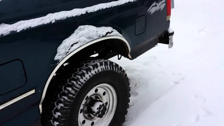 1997 7.3 powerstroke cold start.