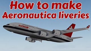 How to make liveries in Aeronautica Roblox!